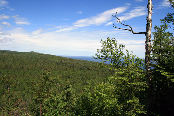 Lake Superior from Lookout Mountain, Cascade River State Park