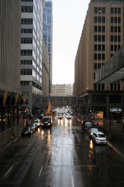 Rain, Downtown Minneapolis