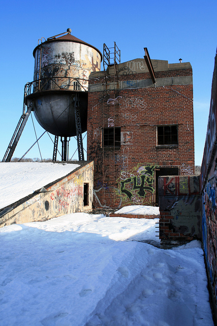 Abandoned Rooftops. St. Paul, MN.