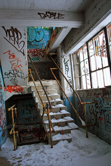 Snowy Stairs