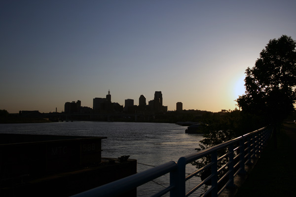 Downtown St Paul, MN Sunset