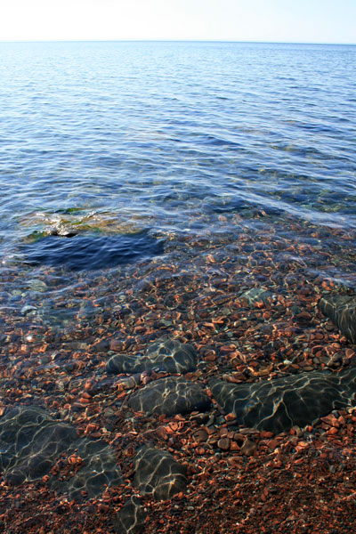 Rocks in Lake Superior, North Shore, Minnesota