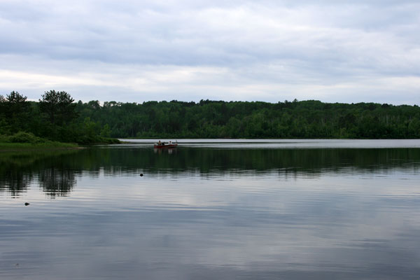 Fishing on Wynne Lake in Biwabik, MN