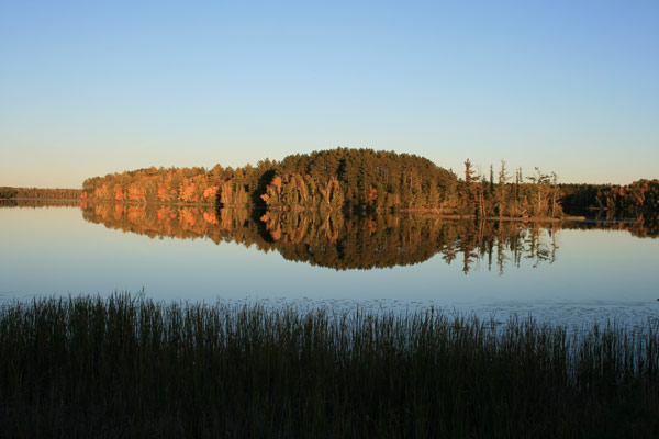 Reflections on Half Moon Lake