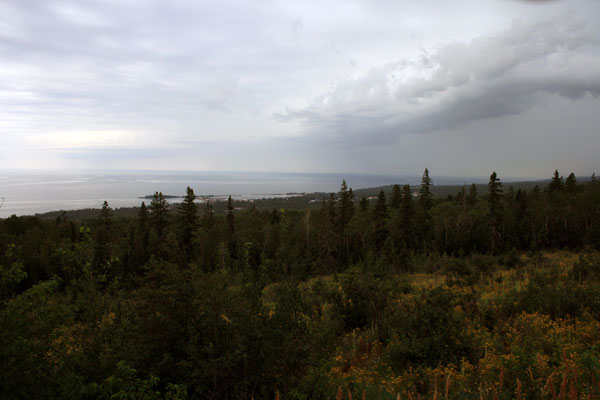 Overlooking Grand Marais from the Gunflint Trail