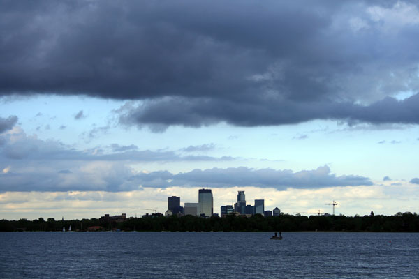 Minneapolis from Calhoun Minneapolis from Calhoun