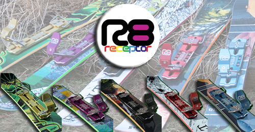 Revel8 Receptor Skiboard Bindings Available at SkiboardsOnline.com